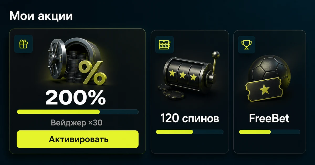Активация промокода в профиле Topmatch